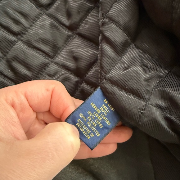 Ralph Lauren leather jacket size m - Picture 7 of 9